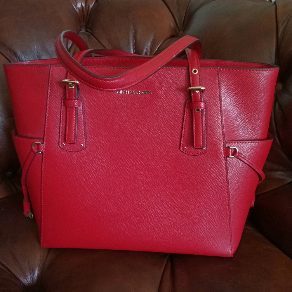 Michael Kors Vibrant Red Tote Bag